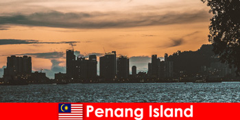 行楽客のための目的地ペナン島マレーシア純粋なリラクゼーション