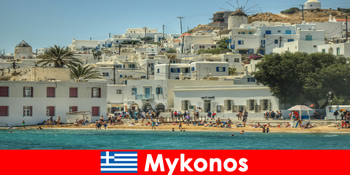 ミコノス島の白い街はギリシャの多くの外国人の夢の目的地です